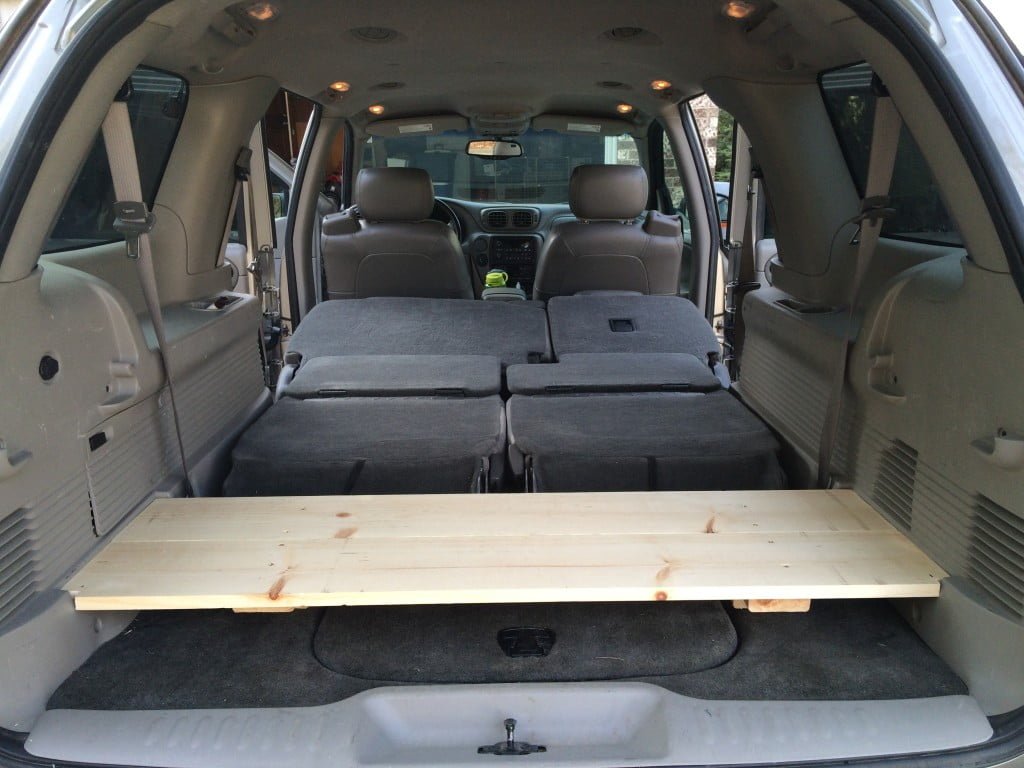 $14 DIY cargo shelf for Chevy Trailblazer - Rob McBryde